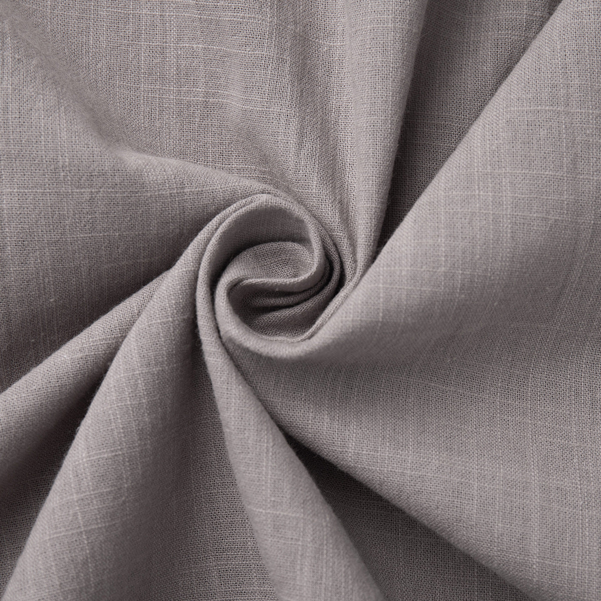 Simple Solid Color Cotton Casual Suit