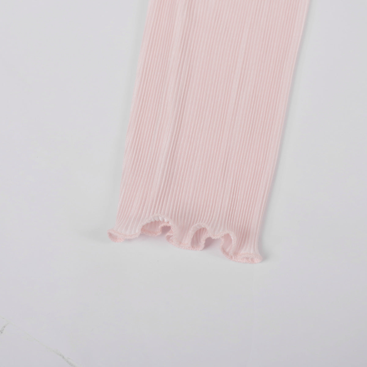 Elegant Flared-Sleeve Pleated Top