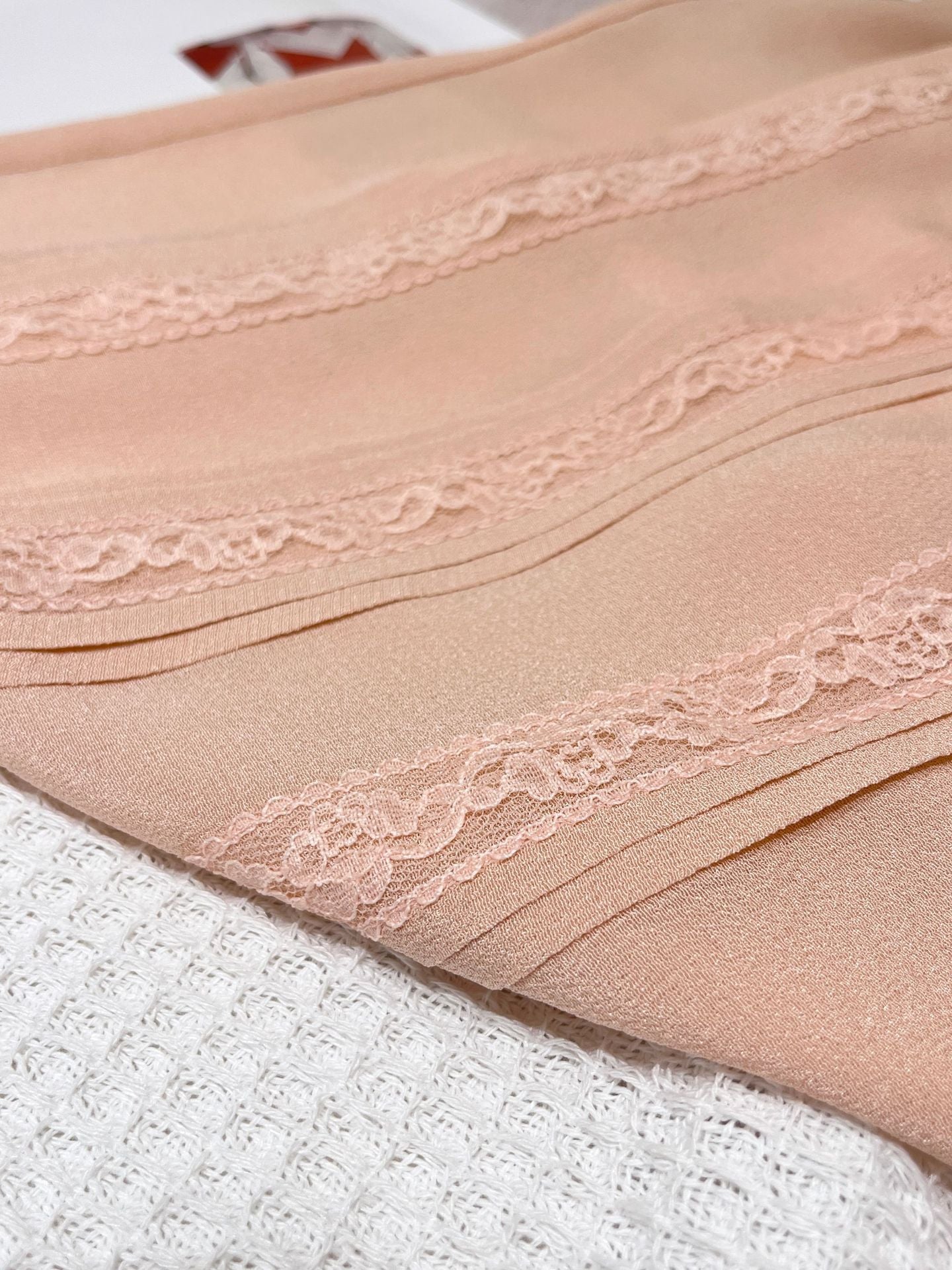 Lace-Paneled Sleeveless Silk Shirt