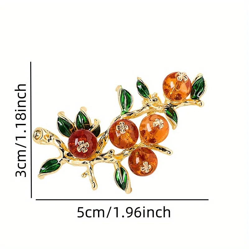 Exquisite Ruyi-Style Chinese Brooch